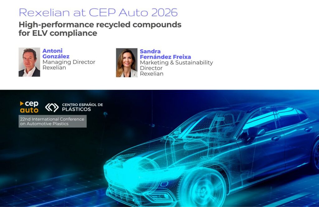 Rexelian at CEP Auto 2026 – High-performance recycled compounds for ELV compliance in automotive plastics